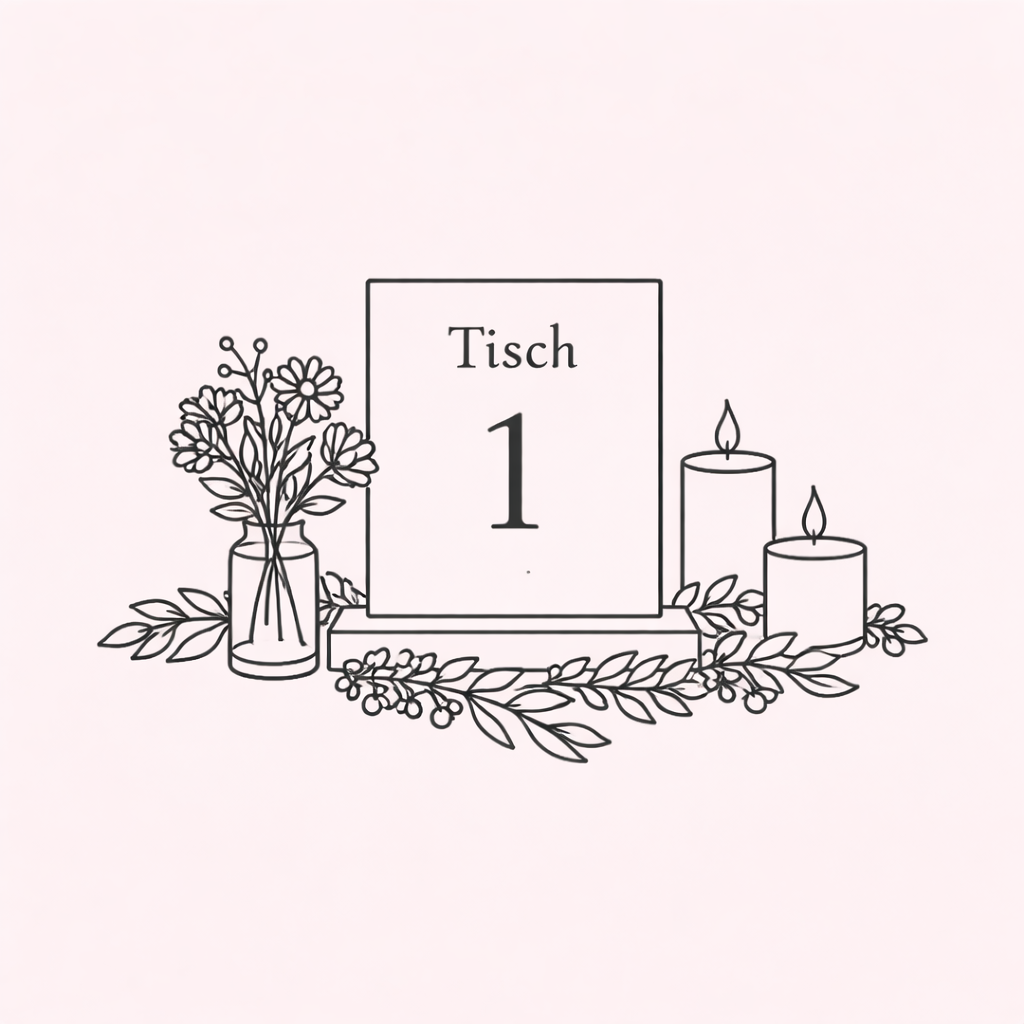 Tischnummern