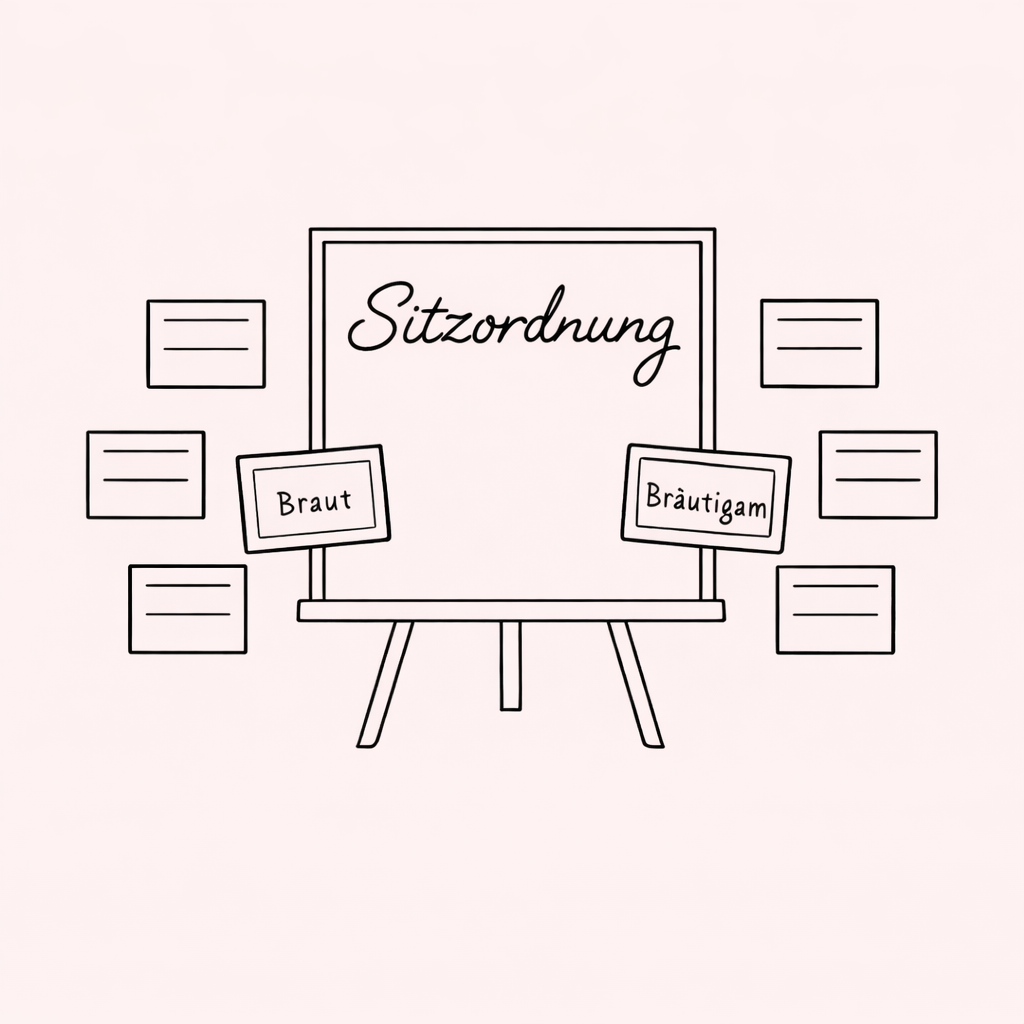 Paravant / Sitzordnung