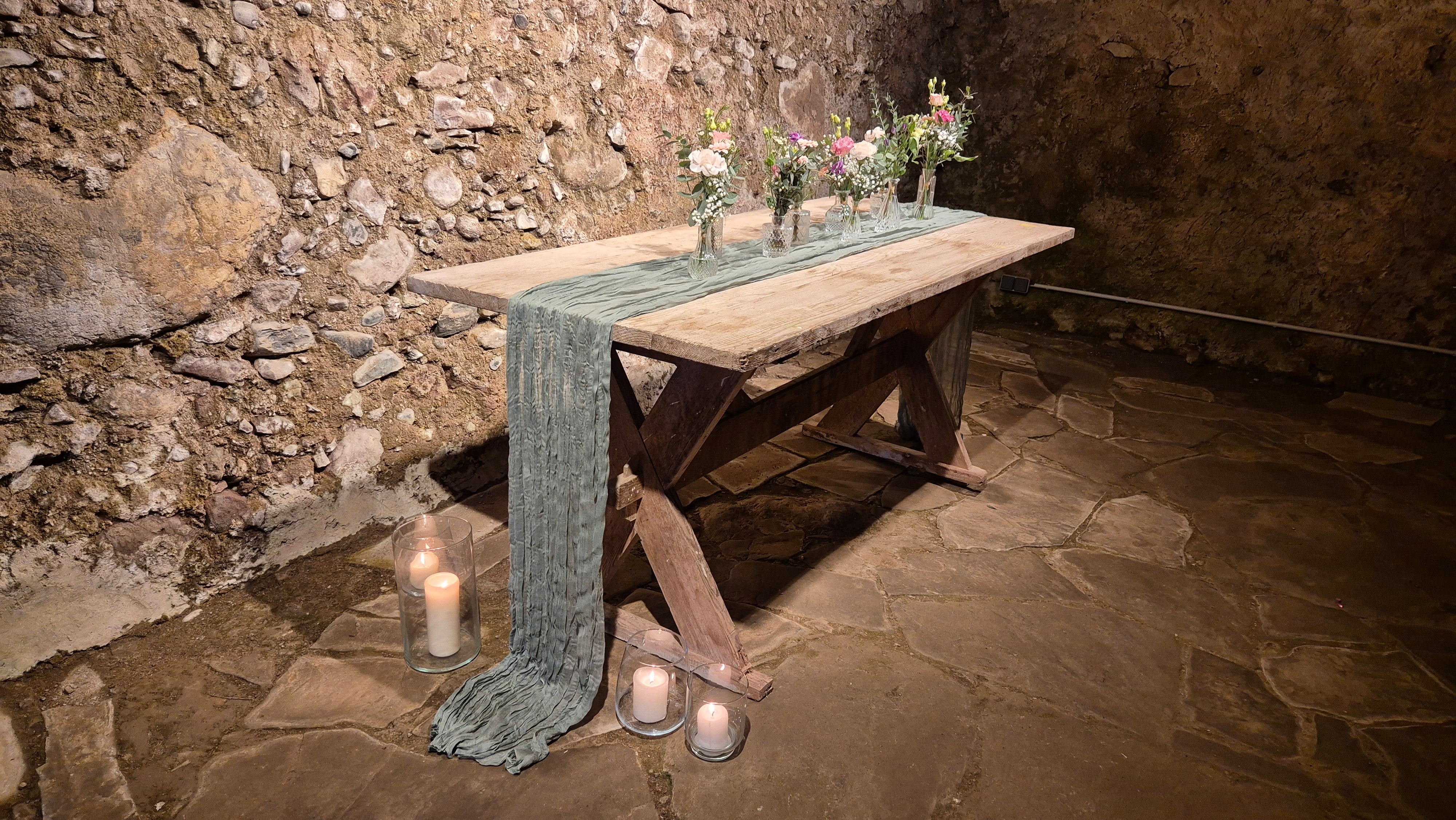 Dekotuch "Salbeigrün"