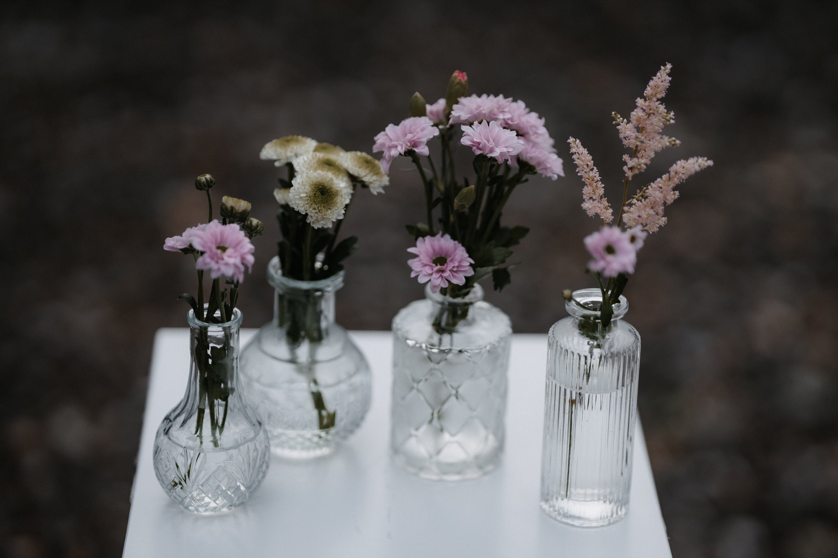Tischvasen-Set "Crystal"