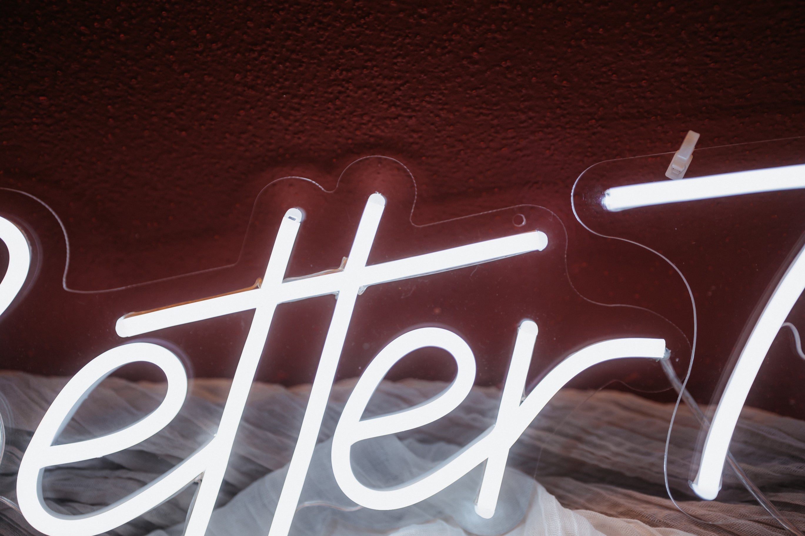 Neon Schild "Better Together"