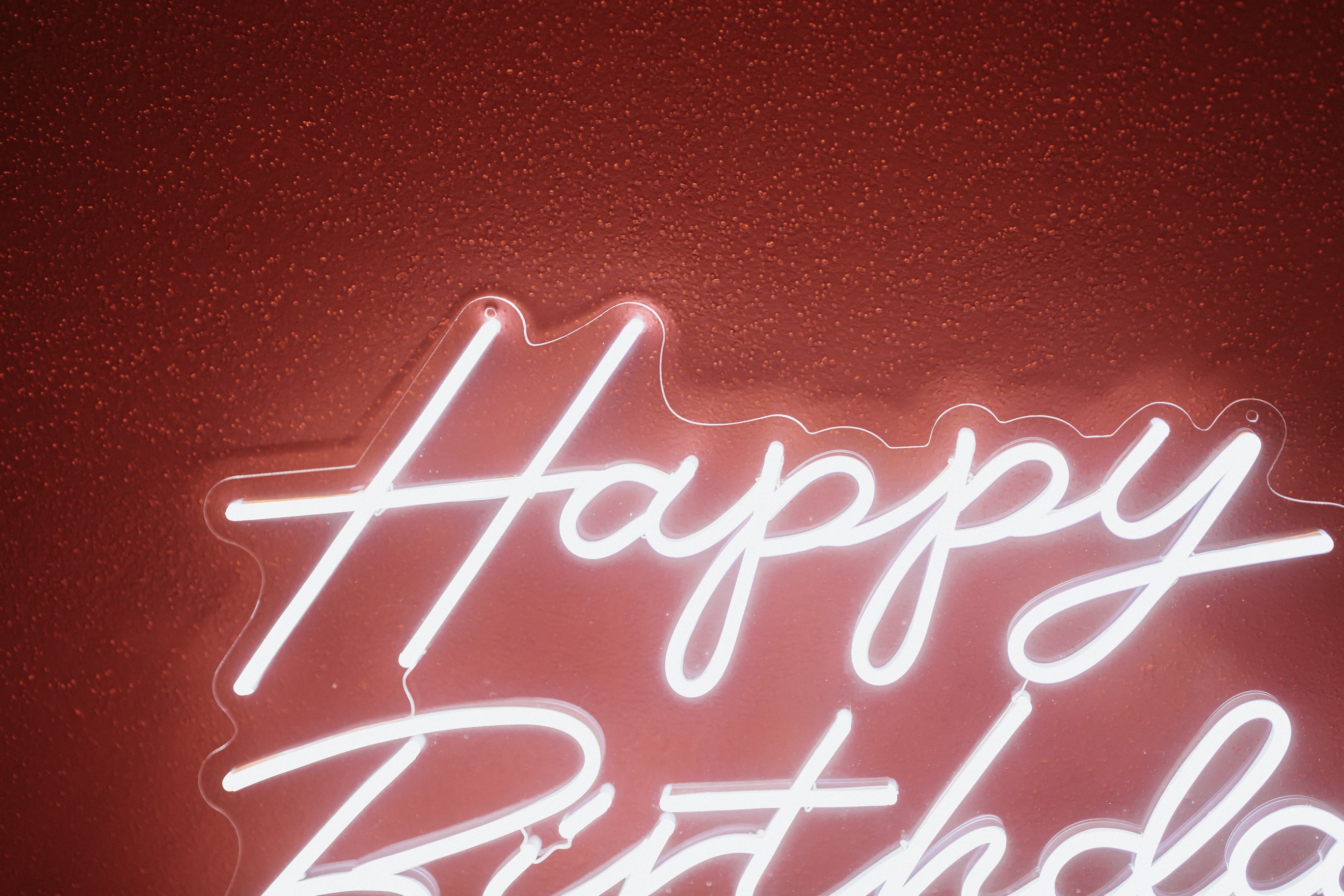 Neon Schild "Happy Birthday"