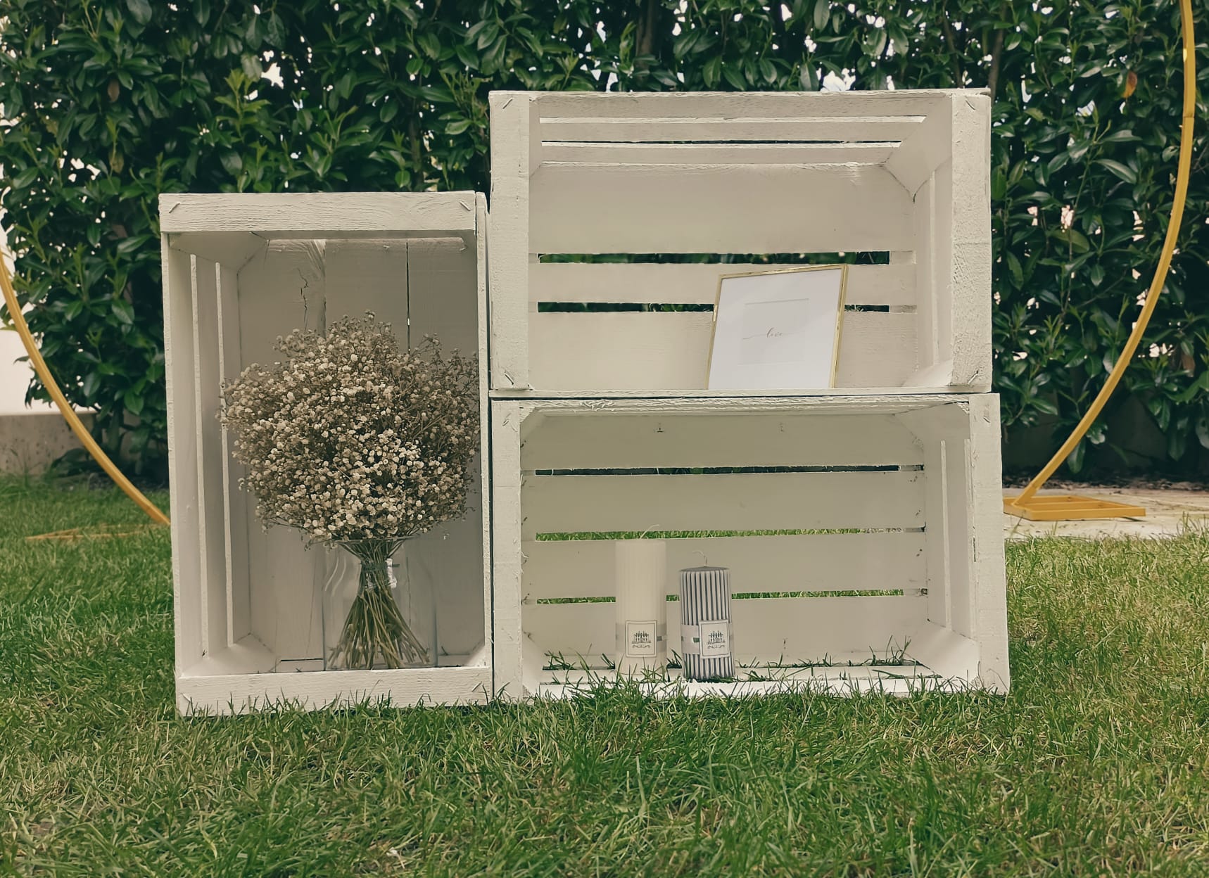 Holzkisten "White" 3er-Set