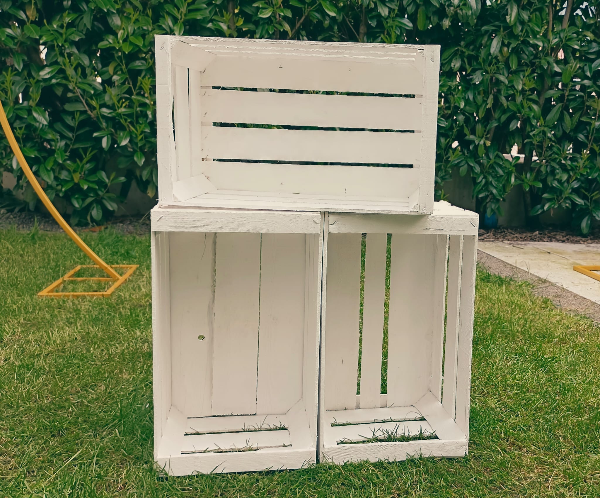 Holzkisten "White" 3er-Set