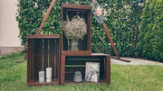 Holzkisten "Brown" 3er-Set